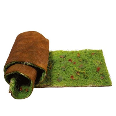 Artificial Moss Sheet, 12'' x 8 3/4'', Green, Craft Supplies from Factory Direct Craft
