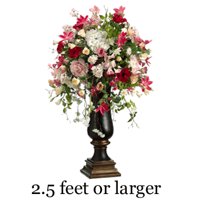 Tall silk flower arrangements deals