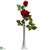 Silk Plants Direct Roses - Red - Pack of 1