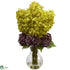 Silk Plants Direct Bostonian Hydrangea Arrangement - Pack of 1