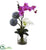 Silk Plants Direct Calla, Orchid & Ball flower Arrangement - Pack of 1