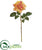 Silk Plants Direct Rose Artificial Flower - American Beauty White - Pack of 6