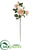 Silk Plants Direct Chelsea Artificial Flower - Cream - Pack of 6