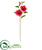 Silk Plants Direct Hibiscus Artificial Flower - Cream Red - Pack of 12