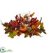 Silk Plants Direct Pumpkin, Gourd, Berry and Maple Leaf Candelabrum - Pack of 1