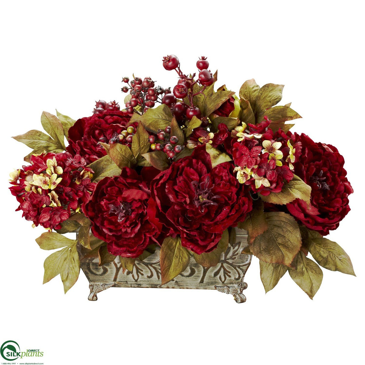 Peony, Hydrangea Red Pack of 1 (C9294S)