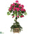 Silk Plants Direct Bougainvillea Topiary - Beauty - Pack of 1
