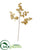 Silk Plants Direct Metallic Eucalyptus Artificial Plant - Silver - Pack of 24