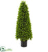 Silk Plants Direct Eucalyptus Topiary Artificial Tree - Pack of 1