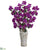 Silk Plants Direct Bougainvillea Artificial Arrangement - Purple - Pack of 1