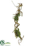 Silk Plants Direct Moss Branch - Green - Pack of 4