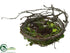 Silk Plants Direct Bird Nest - Green Brown - Pack of 12