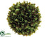 Silk Plants Direct Orange Leaf Ball - Green Burgundy - Pack of 6