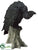 Vulture on Wood Trunk - Gray - Pack of 2