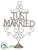 Just Married Décor - Silver Antique - Pack of 2