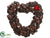 Heart Wreath - Chocolate Red - Pack of 1