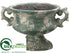 Silk Plants Direct Urn - Green Antique - Pack of 1