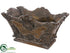 Silk Plants Direct Container - Brown Antique - Pack of 1
