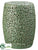 Ceramic Pedestal - Green - Pack of 1