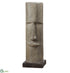 Silk Plants Direct Moai ace Statue - Brown  - Pack of 1