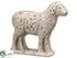 Silk Plants Direct Lamb Chocolate Mold - Beige Antique - Pack of 2