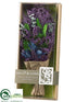 Silk Plants Direct Statice, Thistle Bouquet - Purple - Pack of 6