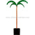 Silk Plants Direct Outdoor Rope Lighted Palm Tree - Green - Pack of 1