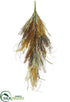 Silk Plants Direct Plastic Rattail Grass Door Swag - Fall - Pack of 2