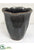 Silk Plants Direct Ceramic Pot - Charcoal - Pack of 6