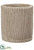 Silk Plants Direct Cement Container - Beige - Pack of 2