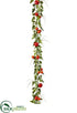 Silk Plants Direct Tomato Garland - Red - Pack of 4