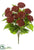 Glittered Snowball Bush - Red - Pack of 12