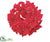 Glittered Majestic Velvet Poinsettia Wreath - Red - Pack of 2