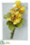 Silk Plants Direct Oncidium Orchid Corsage - Yellow - Pack of 4