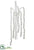 Glittered Amaranthus Hanging Spray - White - Pack of 12