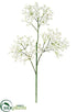 Silk Plants Direct Forget-Me-Not Spray - White - Pack of 24