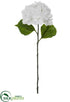 Silk Plants Direct Iced Hydrangea Spray - White - Pack of 12