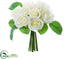 Silk Plants Direct Rose Bundle - Cream White - Pack of 12