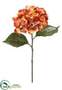 Silk Plants Direct Hydrangea Spray - Cinnamon - Pack of 12