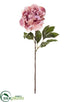 Silk Plants Direct Velvet Peony Spray - Pink - Pack of 6