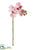 Real Touch Phalaenopsis Orchid Spray With 5 Flowers - Pink - Pack of 12
