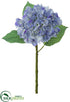 Silk Plants Direct Real Touch Hydrangea Spray - Delphinium Blue - Pack of 6