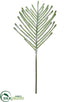 Silk Plants Direct Snowed Norfolk Pine Spray - Green Snow - Pack of 12