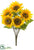Sunflower Bush - Yellow Gold - Pack of 6