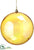 Plastic Ball Ornament - Amber Gold - Pack of 24