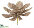Silk Plants Direct Glittered Echeveria Pick - Rose Gold - Pack of 6