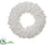 Pearl Tinsel Wreath - White Pearl - Pack of 4
