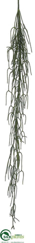 Silk Plants Direct Hanging Pencil Cactus Spray - Green - Pack of 4