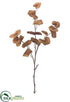 Silk Plants Direct Mushroom Spray - Brown - Pack of 6