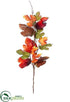 Silk Plants Direct Maple Spray - Orange Brown - Pack of 12